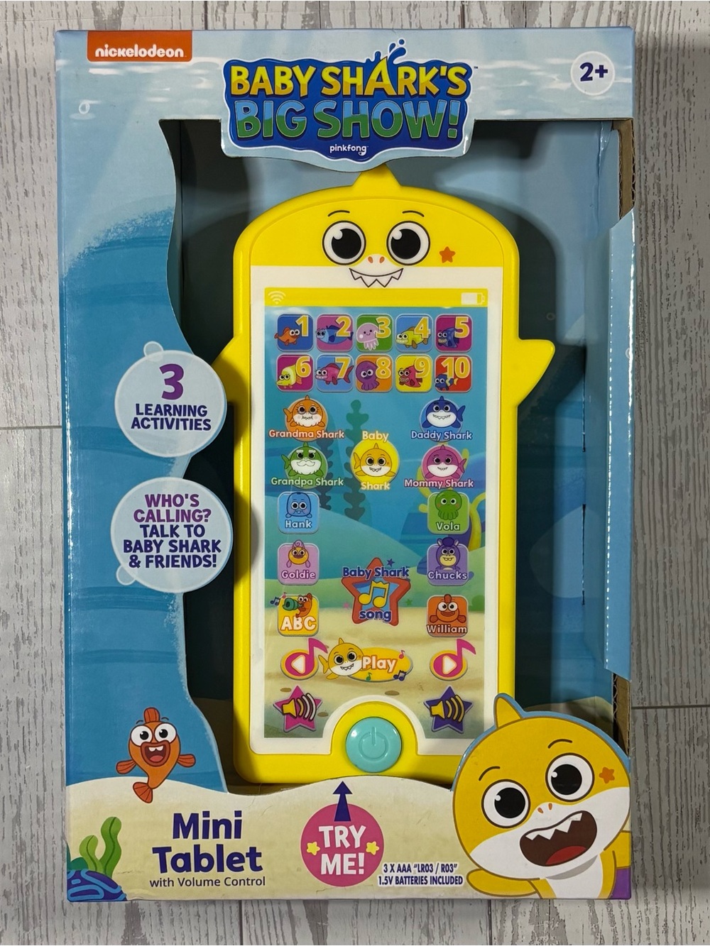 Baby Shark Mini Tablet Learning Toy Pinkfong NEW